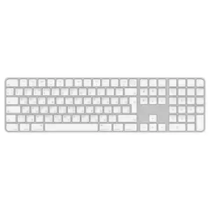 Image of Apple Magic keyboard USB + Bluetooth Russian Aluminium White