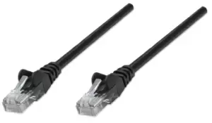 Image of Intellinet Network Patch Cable, Cat6, 5m, Black, CCA, U/UTP, PVC,...
