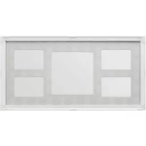 Image of Premier Housewares - White 5 Photo Multi Photo Frame