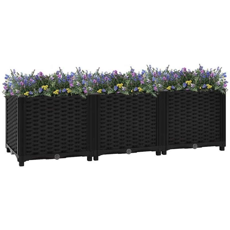 Image of VIDAXL Raised Bed 120x40x38cm Polypropylene Vidaxl 8720286493250