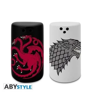 Image of Game Of Thrones - Stark & Targaryen Salt & Pepper Shakers