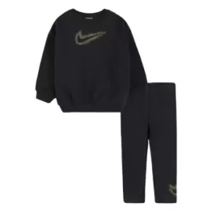 Image of Nike Swsh Crew Legg Bb31 - Black