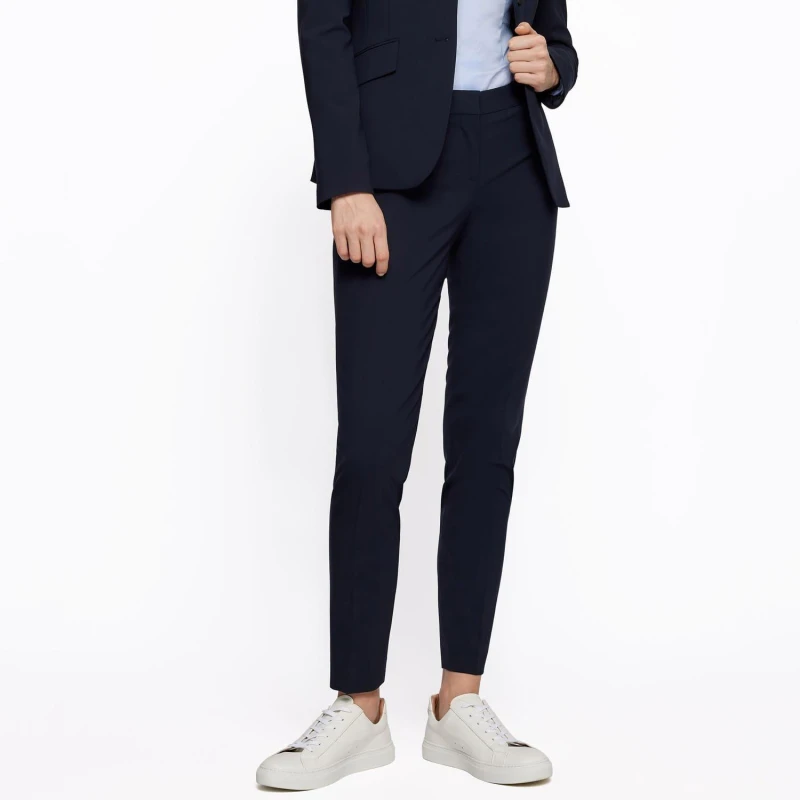 Image of Boss Tiluna Trousers Blue female 4