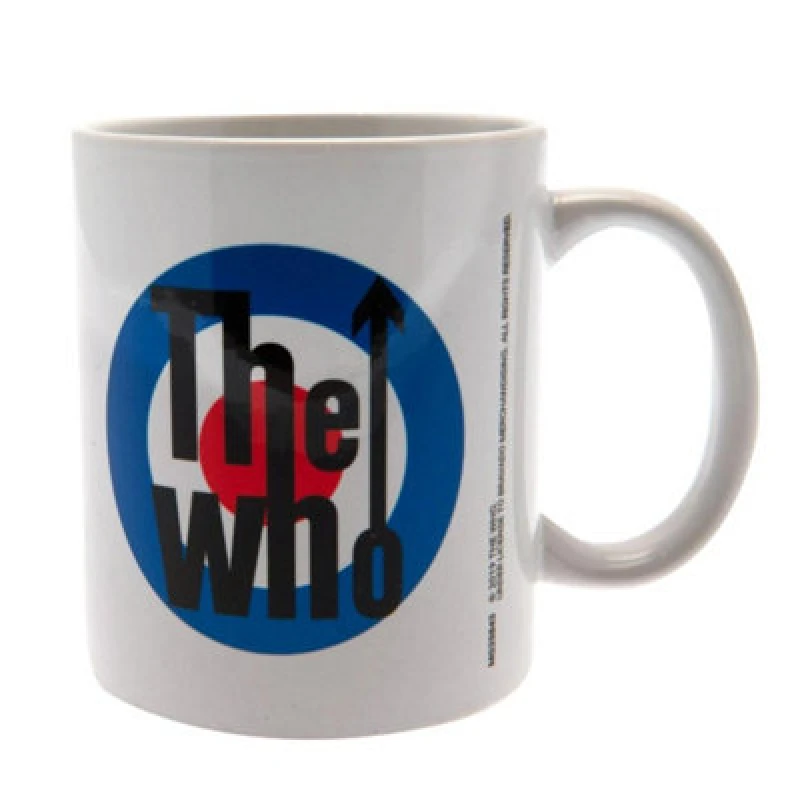 Image of The Who The Who Target Logo Mug in White White One Size Unisex 5059958363168