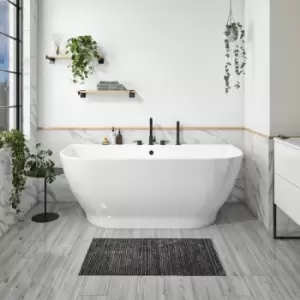 Image of Freestanding Double Ended Back to Wall Bath 1650 x 780mm - Manilla