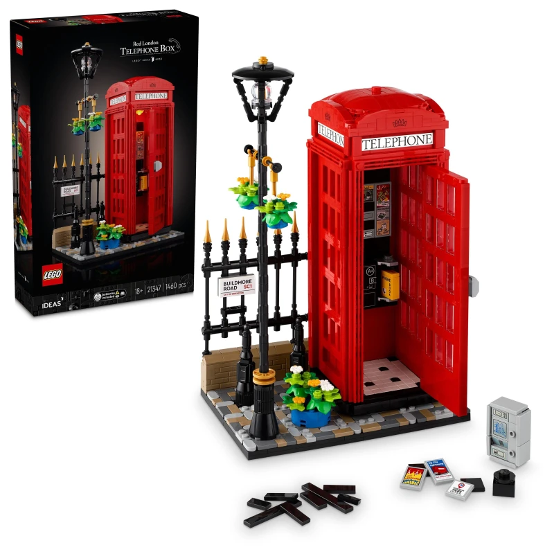 Image of LEGO LEGO 21347 - London Red Telephone Box Lego One Size Multi 41434599000