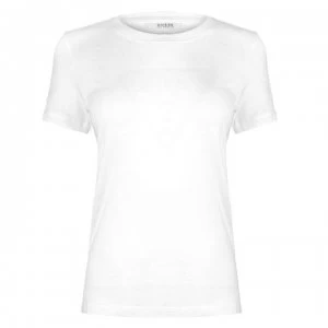 Image of Guess Glow Logo T Shirt - TRUE WHITE