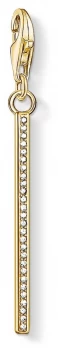 Image of Thomas Sabo Vertical Gold Bar Zirconia Set 1577-414-14 Jewellery