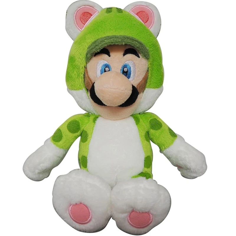Image of Nintendo Cat Luigi - Small Plush - Black One Size
