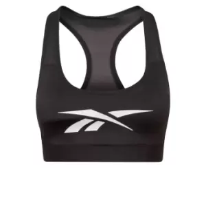 Image of Reebok Lux Vector Racer Sports Bra Womens - Black