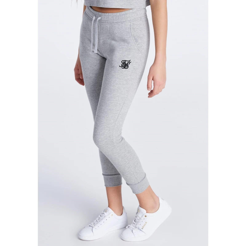 Image of SikSilk Essentials Cuffed Joggers - Grey Grey 9 - 10 Years