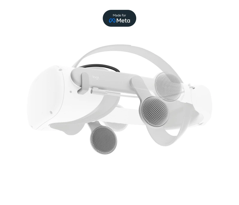 Image of Logitech Logitech 982-000154 headphones/headset Wired Head-band Virtual reality (VR) USB Type-C White 982-000154