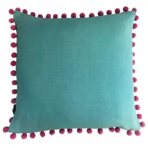 Image of Riva Home Mardi Gras Cushion Cover (One Size) (Aqua Blue/Blush Pink)