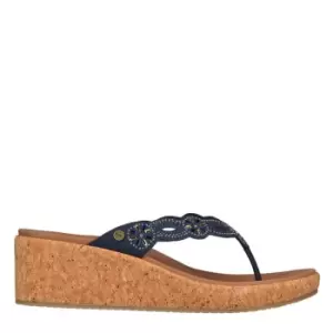 Image of Skechers Rhinestone Thong Sandal W Arch - Blue