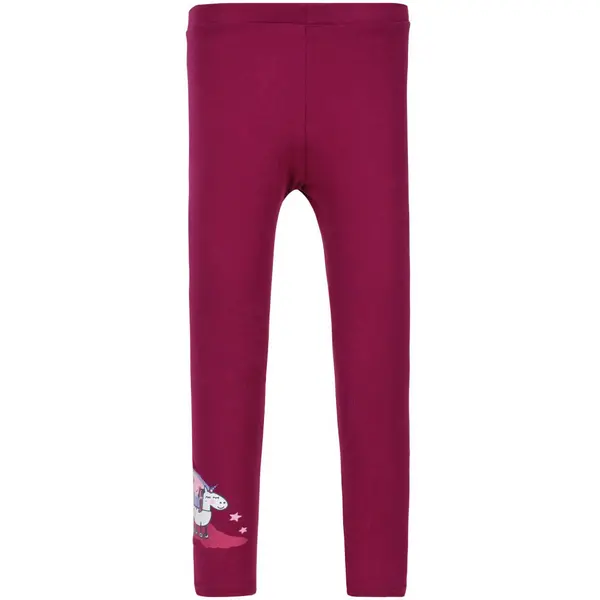 Image of Regatta Girls Peppa Pig Printed Grpahic Leggings Trousers 24-36 Months Raspberry Red RKJ128-HS0-24