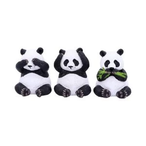 Image of Three Wise Pandas (Set of 3) Figure