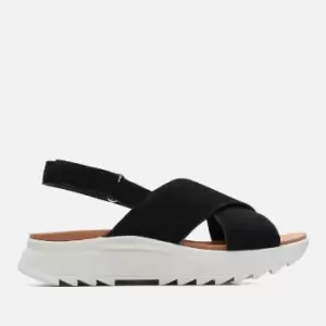 Image of Clarks DashLite Wish Suede Sandals - UK 4
