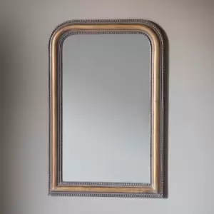 Image of Marion Mirror Gold Effect Verdigree 84x56cm Gold Effect