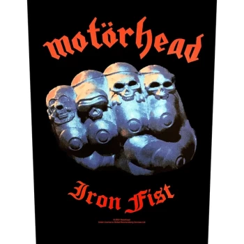 Image of Motorhead - Iron Fist Cotton Back Patch