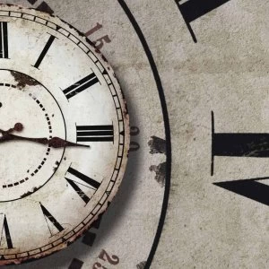 Image of Art For The Home Timekeeper Vintage Mural Wallpaper Paper