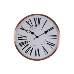 Image of 50cm Silver Metal Wall Clock