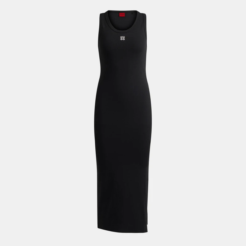 Image of Hugo Womens Nalimera Bodycon Dress Black 001 female 10 (M)