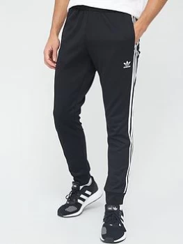 Image of adidas Originals Superstar Track Pants - Black/White, Size L, Men