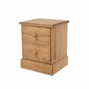 Image of Cotswold 2 Drawer Bedside Cabinet