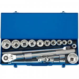 Image of Draper 17 Piece 3/4" Drive Hex Socket Set Metric 3/4"