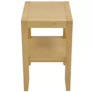 Image of Techstyle Anywhere Solid Wood End / Telephone / Side / Bedside Table Natural