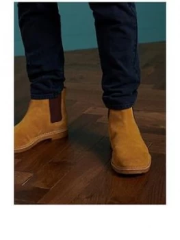 Image of Superdry Desert Chelsea Boots, Sand, Size 7, Men