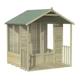 Image of 6' x 6' Forest Oakley Double Door Apex Summer House (1.99m x 1.84m)