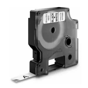 Image of Compatible Dymo 40913 (S0720680) Label Tape (9mm x 7m) Black on White