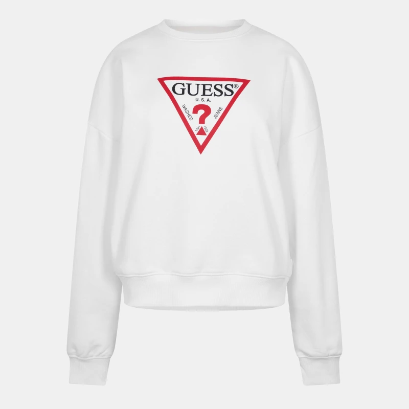 Image of Guess Oversized Iconic Sweatshirt 14969946 White