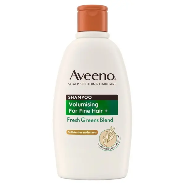 Image of Aveeno Scalp Soothing Volumising For Fine Hair Fresh Greens Blend Shampoo 300ml