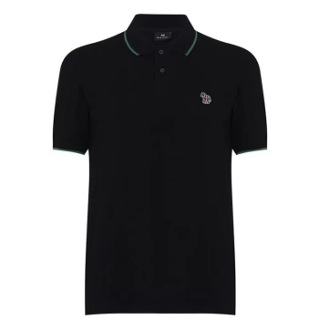 Image of Paul Smith Paul Smith Tipped Polo - Black 79