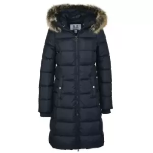 Image of Barbour Womens Rosoman Quilted Jacket Dk Navy 10