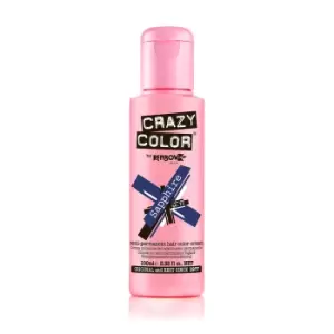 Image of Crazy Color Semi Permanent Hair Colour Cream - Sapphire 100ml