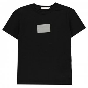 Image of Calvin Klein Junior Boys Monogram Badge T Shirt - CK Black