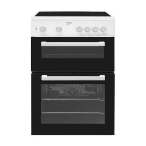 Image of Beko KTC611W Double Oven Electric Cooker