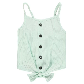 Image of Firetrap Button Vest Top Junior Girls - Minty