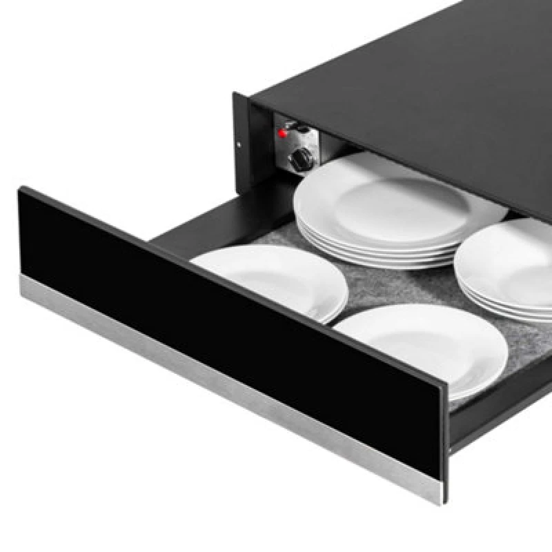 Image of Sealey DH202 Baridi Integrated Warming Drawer 60cm - Black/Stainless Steel - Sealey DH202