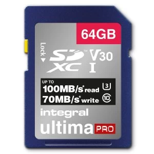 Image of Integral Ultima PRO 64GB SDXC Memory Card