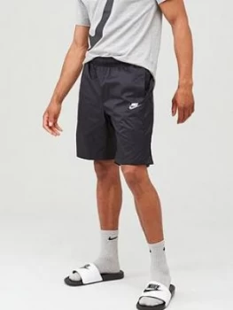 Image of Nike Sportswear Woven Track Shorts - Black