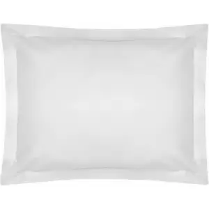 Image of Belledorm Bamboo 300 Thread Count Eco-Friendly Plain Dyed Oxford Pillow Case, White