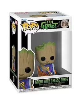 Image of Pop! Pop Marvel: I Am Groot- Groot W/Cheese Puffs