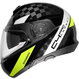 Image of Schuberth C4 Pro Carbon Avio Black Yellow Modular Helmet S