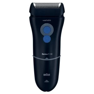 Image of Braun Series 1 130s-1 Electric Foil Shaver - Black / Blue