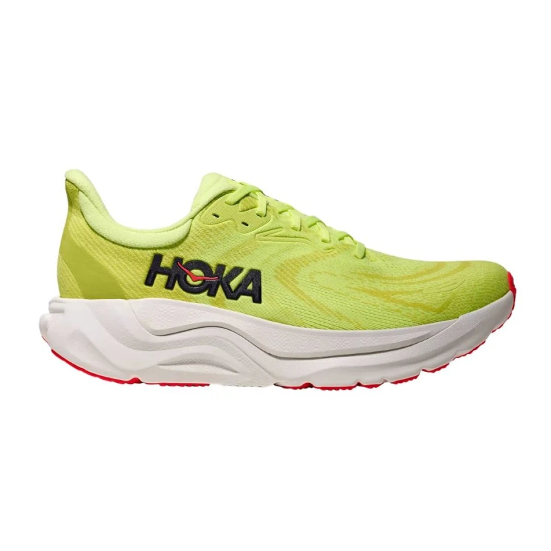 Image of Hoka Arahi 8 Shoes Green White SS26, Size EU 42