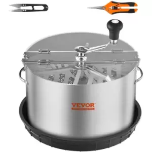 Image of VEVOR Bud Leaf Trimmer, 16" Stainless Steel Manual Bud Trimmer Machine, with Clear PET Cover for Visual Cutting, Hand Pruners Included, for